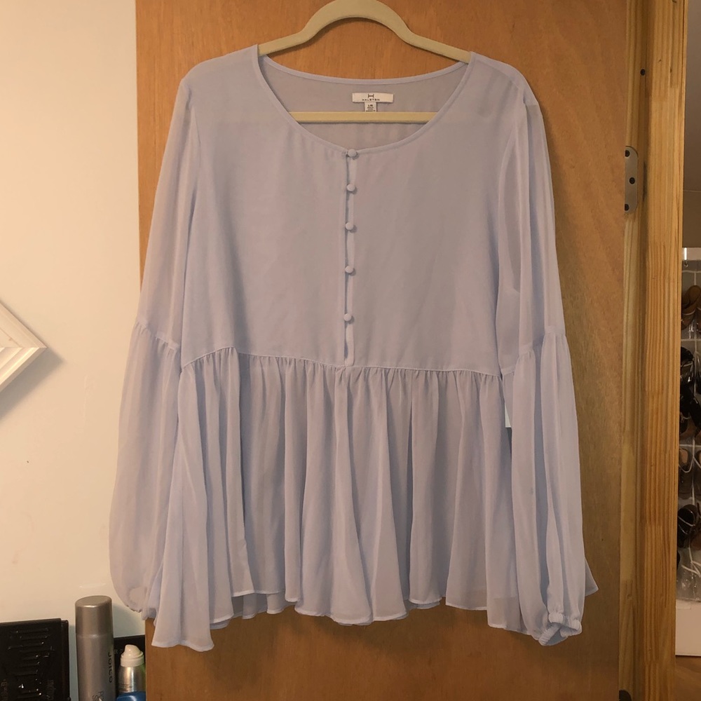 Halston Chiffon Blouse